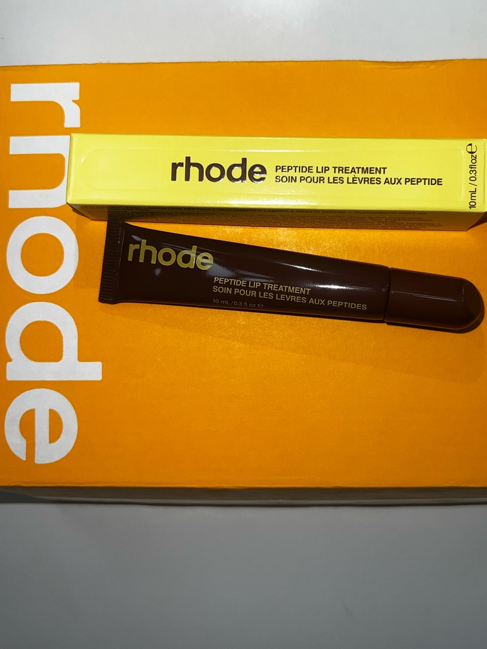 NEW: RHODE x Justin Bieber Banana Peptide Lip Treatment